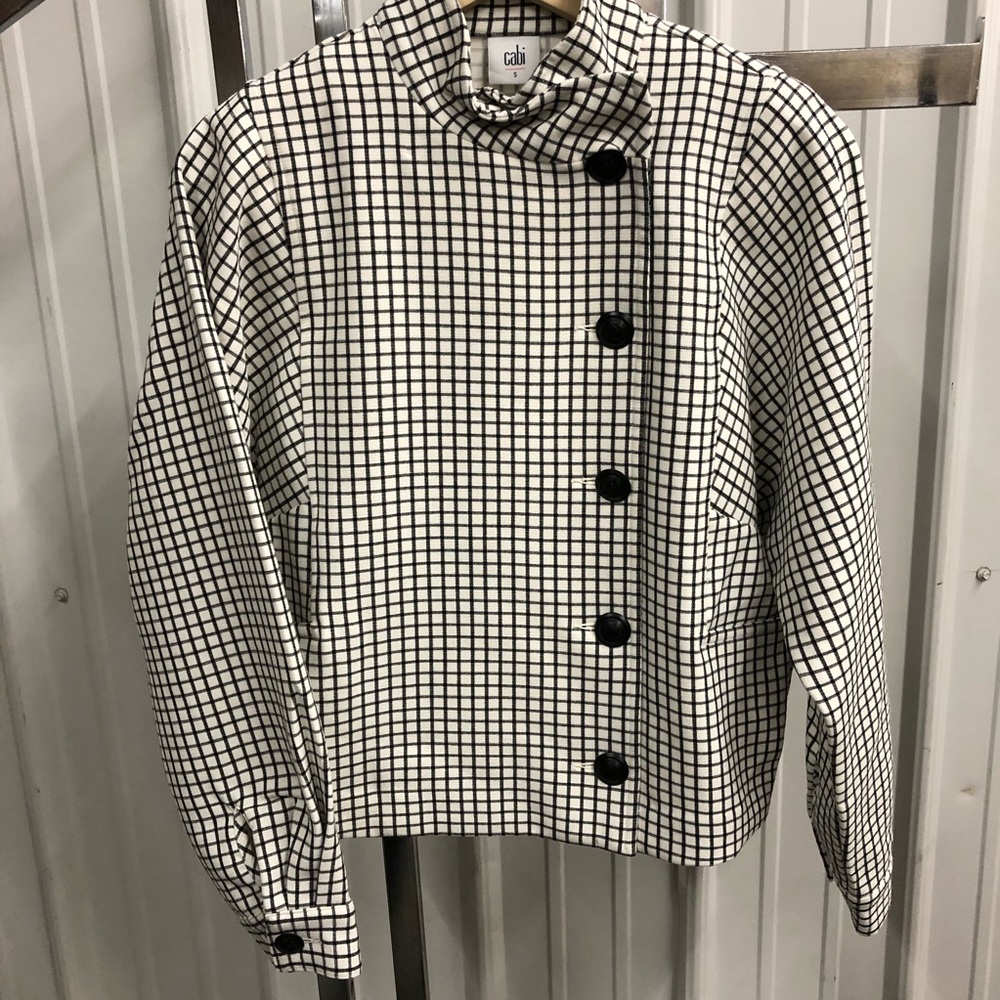 CABi Checkered Jacket - Picture 2 of 9